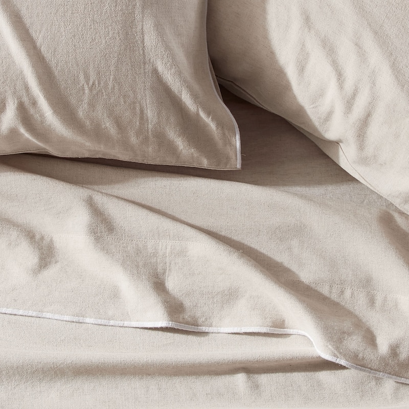 DKNY PURE Washed Linen Sheet Set