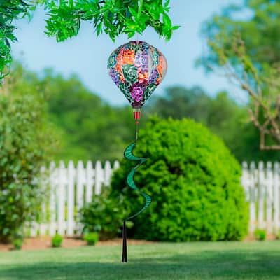 55" Summer Succulent Balloon Spinner