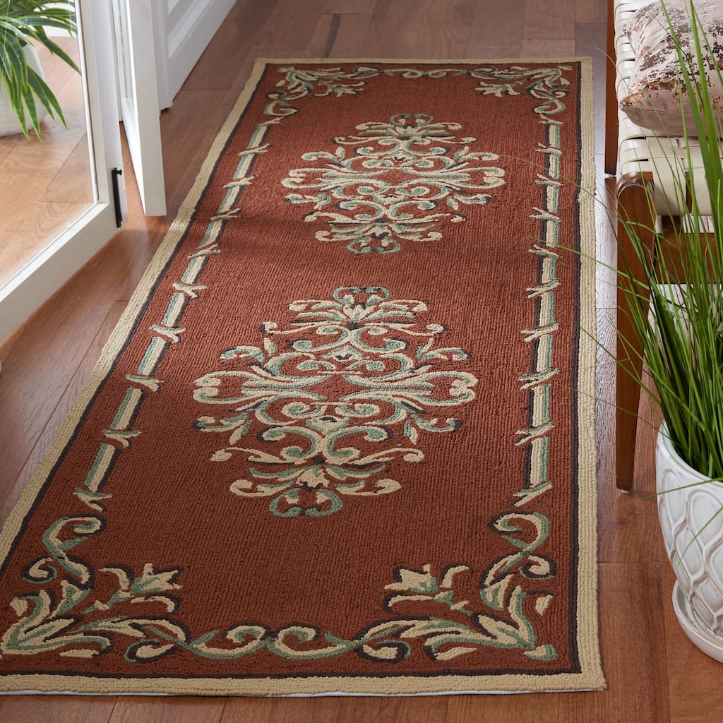 SAFAVIEH Handmade Easy Care Lidy Oriental Rug