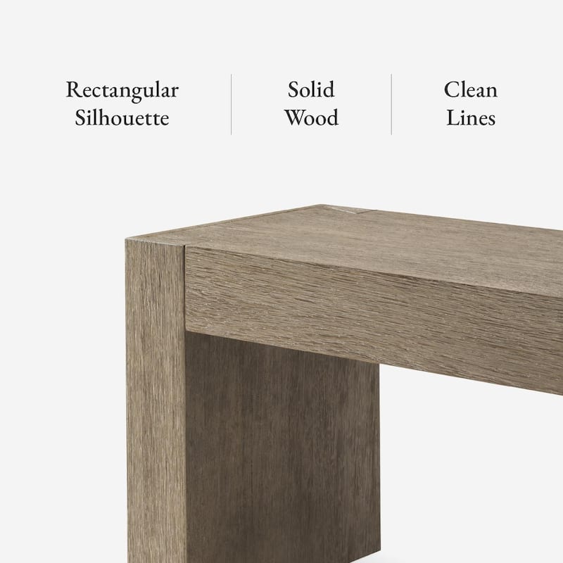 Maven Lane Zeno Wooden Bench