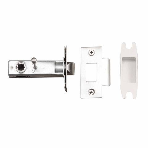 Door Latches Stainless Steel 2 3/8" Backset Door Latch Set Renovators Supply