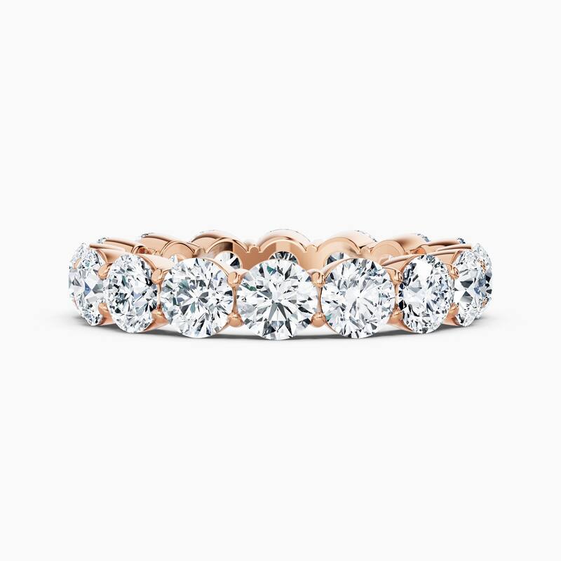 Auriya 14k Gold Round Lab Grown Diamond Eternity Band 2.00 - 7.00 ct. tw. (F-G, VS) - 5.00 ct. wt. - 4 - White
