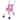 Peppa Pig: Doll Umbrella Stroller - Purple, Pink, Flowers