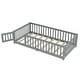 preview thumbnail 96 of 159, Wood Floor Bed with Safety Guardrails and Door