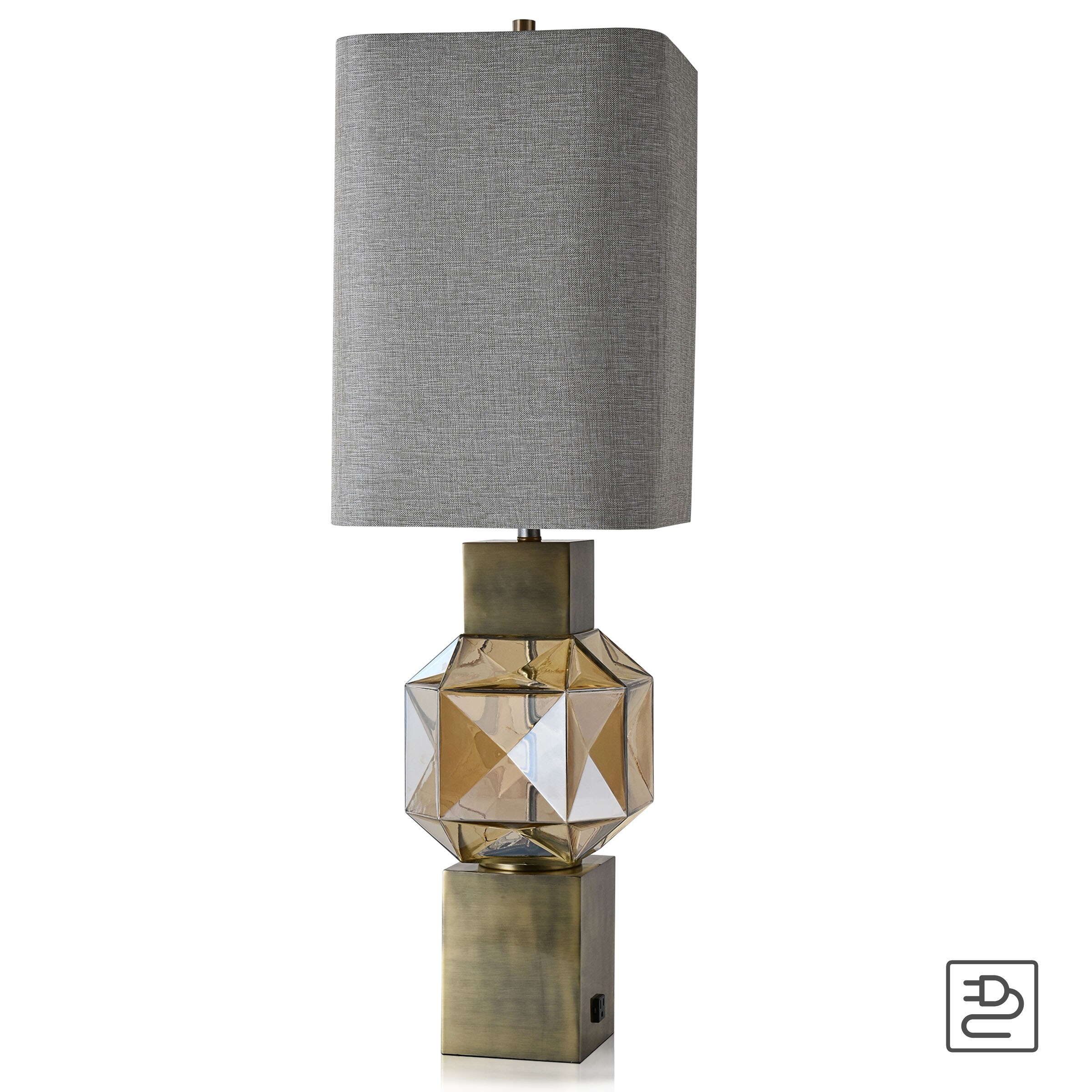 Harp and Finial Beverly 45 inch Table Lamp HFL330255DS
