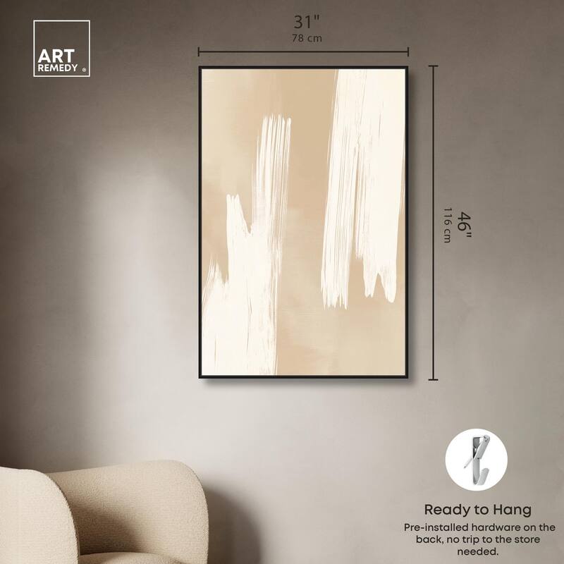 Gestural Grains II Canvas by Art Remedy