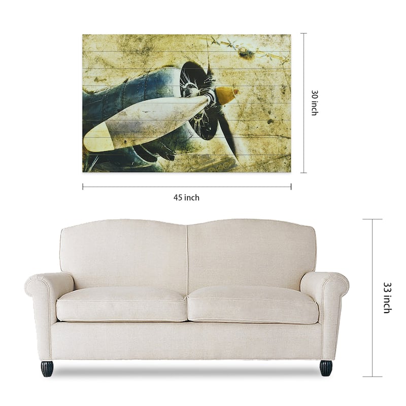 "Corsair" Arte de Legno Digital Print on Solid Wood Wall Art