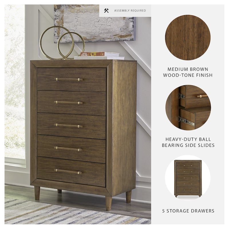 Signature Design by Ashley Lyncott Brown Chest of Drawers