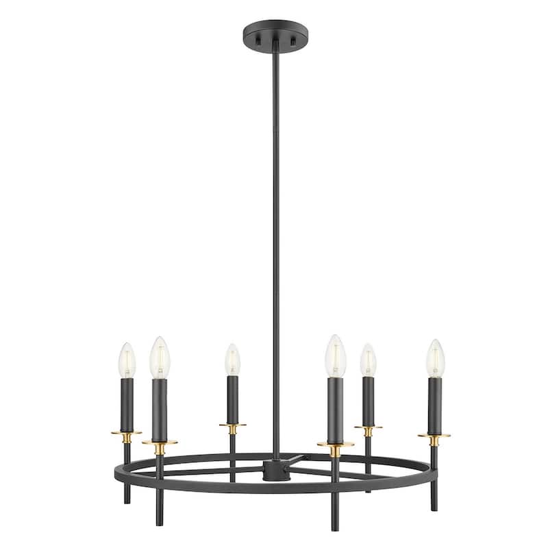 6-Light Chandelier By Trade Winds