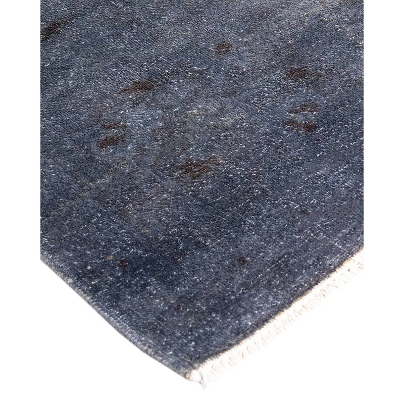 Vibrance, One-of-a-Kind Hand-Knotted Area Rug - Gray, 6' 1" x 8' 4" - 6' 1" x 8' 4"