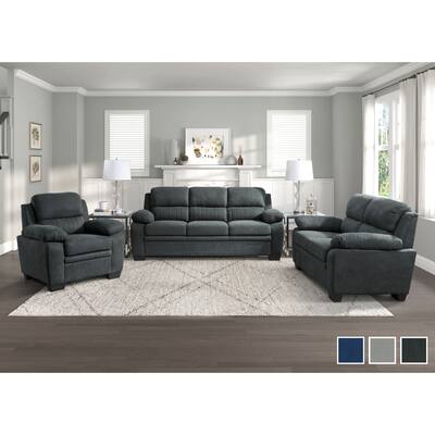 Onofre 3-Piece Fabric Living Room Sofa Set