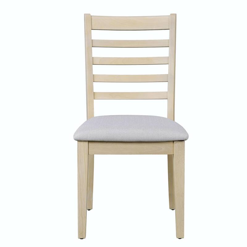 60-78" Expandable Dining Table Set - Rubberwood Legs