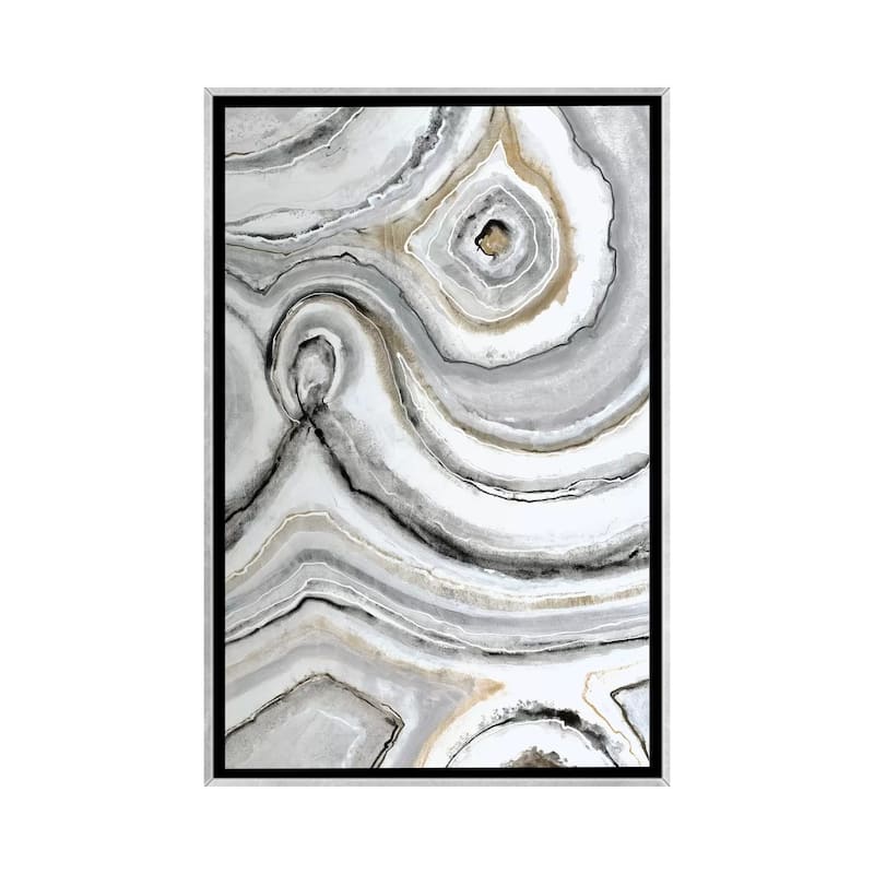 iCanvas "Shades Of Gray I" by Liz Jardine Framed