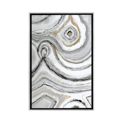 iCanvas "Shades Of Gray I" by Liz Jardine Framed