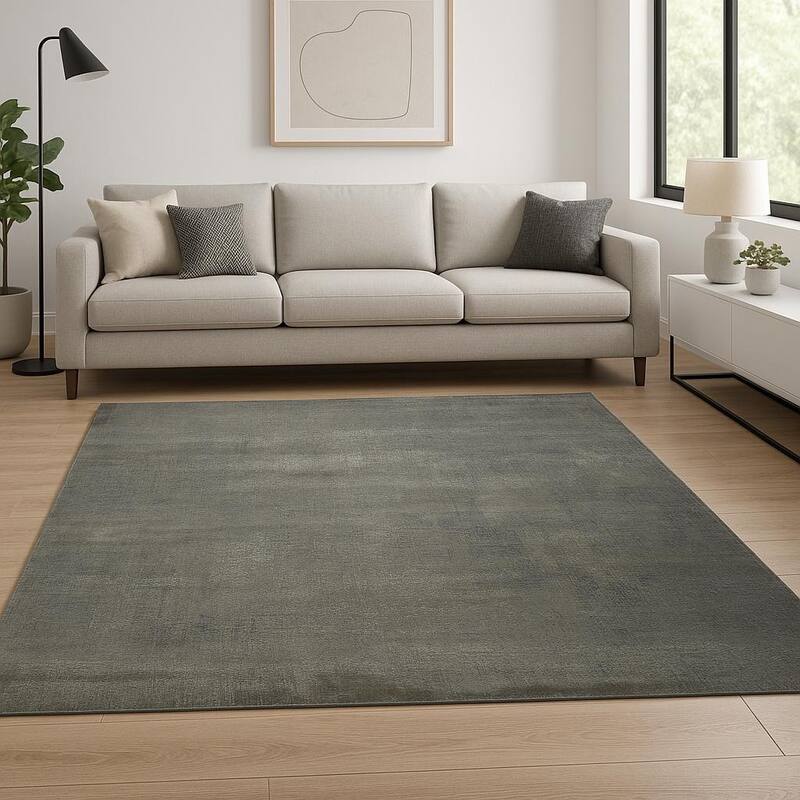 HomeRoots Abstract Contemporary Rectangle Area Rug - 120.00 in. x 96.00 in. x 0.25 in. - 120.00 in. x 96.00 in.  x 0.25 in.