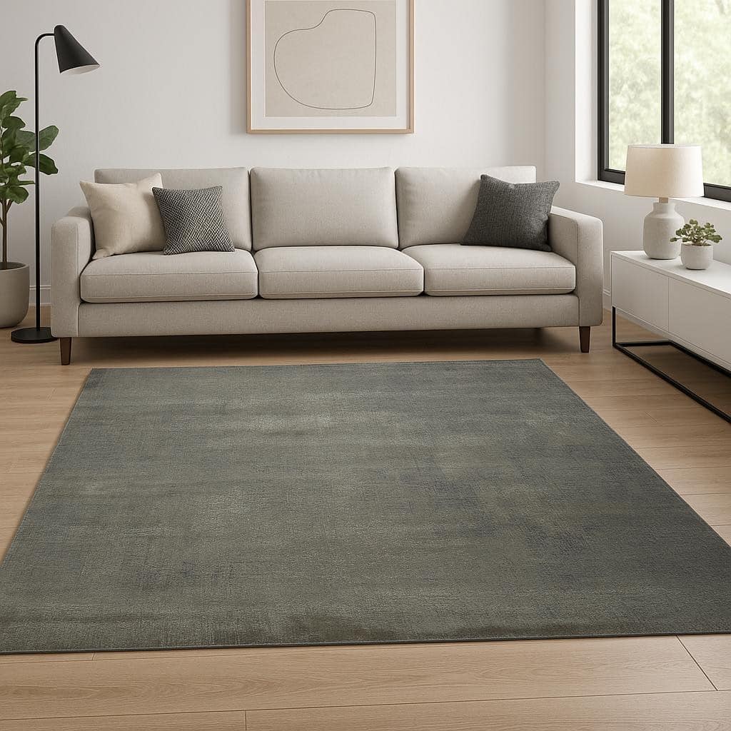 HomeRoots Abstract Contemporary Rectangle Area Rug - 120.00 in. x 96.00 in. x 0.25 in.