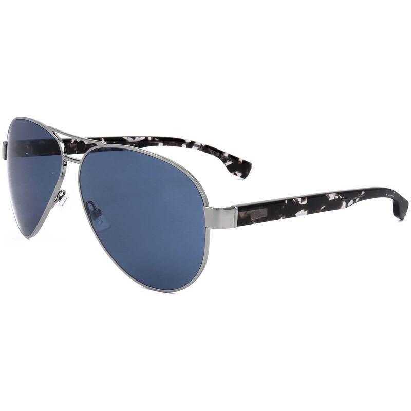 Hugo Boss Men's 63mm Ruthenium Sunglasses BOSS1560-O-S-6LB-KU