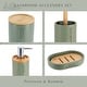 preview thumbnail 58 of 63, Bathroom Accessories with Natural Accents, Modern 6-piece Set