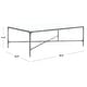 preview thumbnail 20 of 22, SAFAVIEH Couture Jessa Rectangle Metal Coffee Table