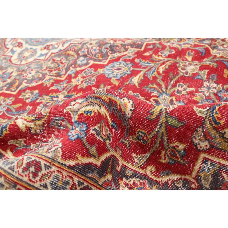 ECARPETGALLERY Hand-knotted Antalya Vintage Red Wool Rug - 8'0 x 11'4