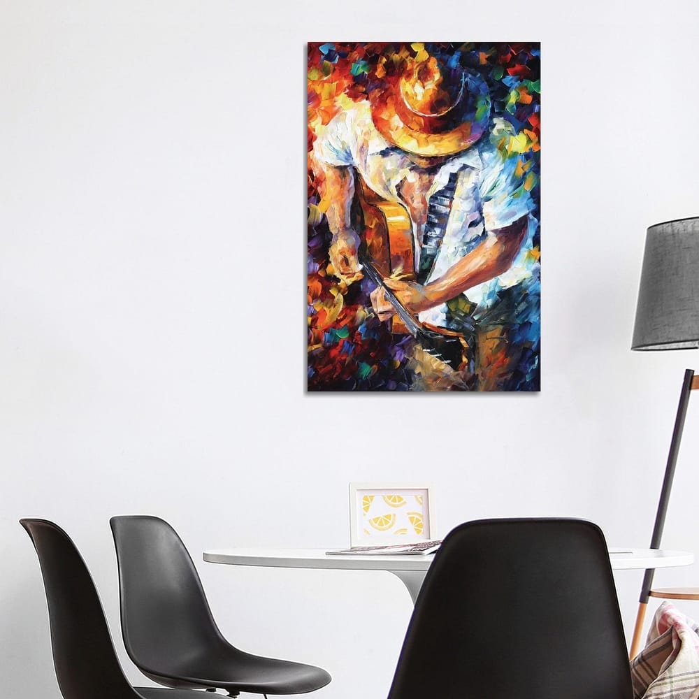 iCanvas "Guitar and Soul" by Leonid Afremov Canvas Print