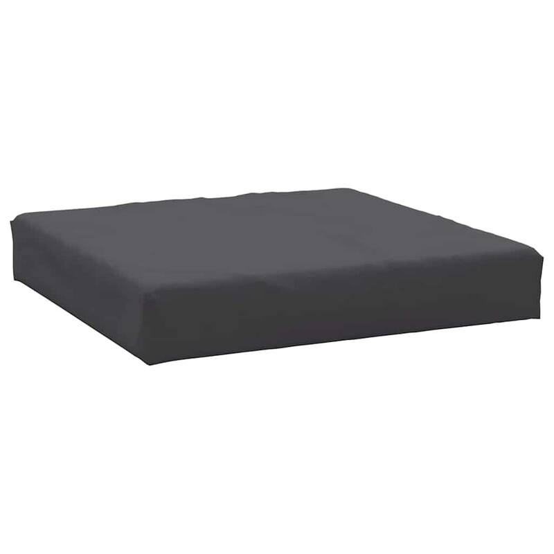 vidaXL Pallet Cushion Anthracite Oxford fabric Square Contemporary - 23.6 x 23.6 x 3.1 in
