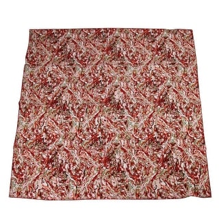 red white black scarf