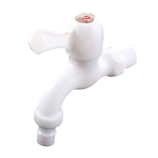 Kitchen Bathroom 20mm 1/2BSP Male Thread Plastic Water Tap Faucet