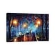 preview thumbnail 1 of 4, iCanvas "Misty Mood" by Leonid Afremov Canvas Print