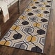 preview thumbnail 20 of 27, World Rug Gallery Contemporary Geometric Stripe Non-Slip Area Rug