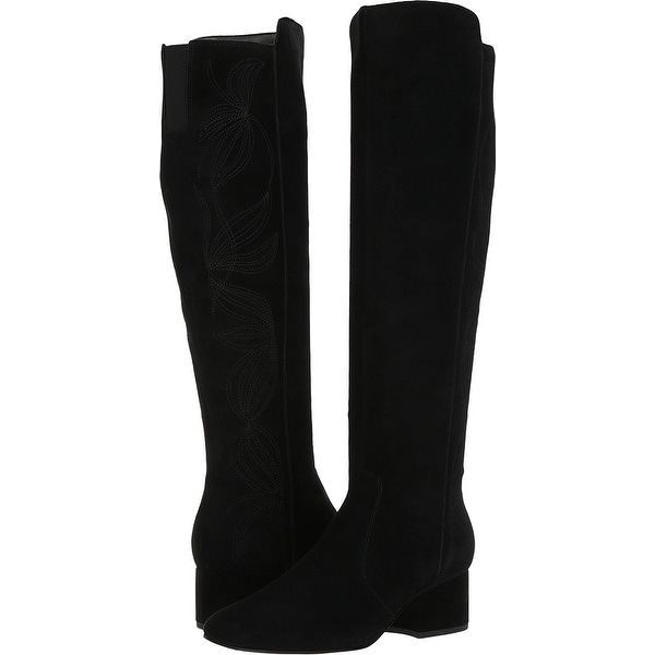 Marc Fisher Womens Tawanna Almond Toe Knee High Fashion Boots