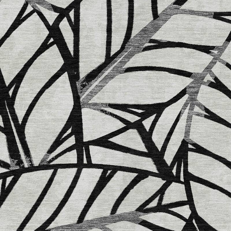 HomeRoots Floral Transitional Rectangle Outdoor Rug