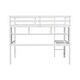 preview thumbnail 9 of 18, Twin Size Loft Bed with Desk and Shelves, Safety Guardrail and Ladder