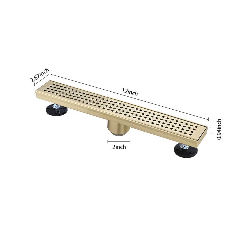Topcraft 12/28/30/36-inch Stainless Steel Linear Floor Drain