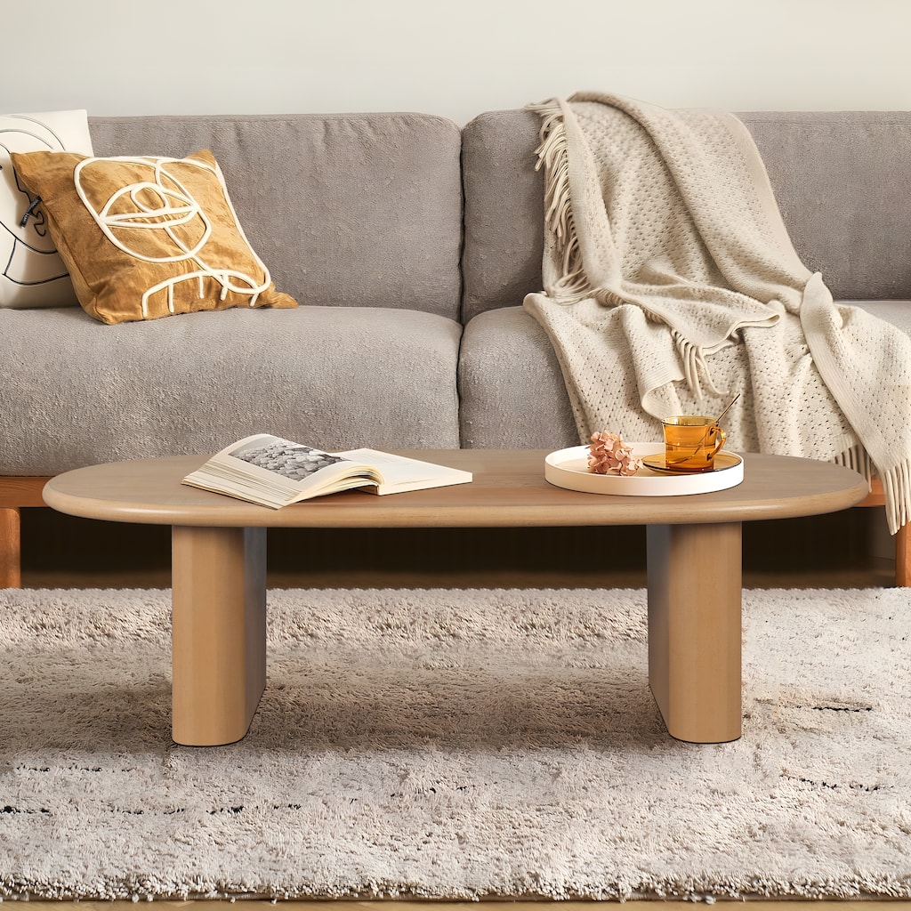 GDF Studio - Emmry Modern Wood Tapered Coffee Table