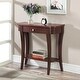 preview thumbnail 5 of 5, Convenience Concepts Newport 1 Drawer Console Table with Shelf Mahogany
