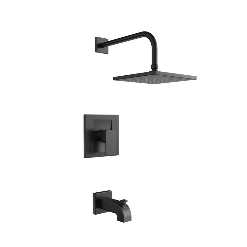 PROFLO PF9830G2 Kelper Tub and Shower Trim Package with 1.8 GPM Single - Matte Black