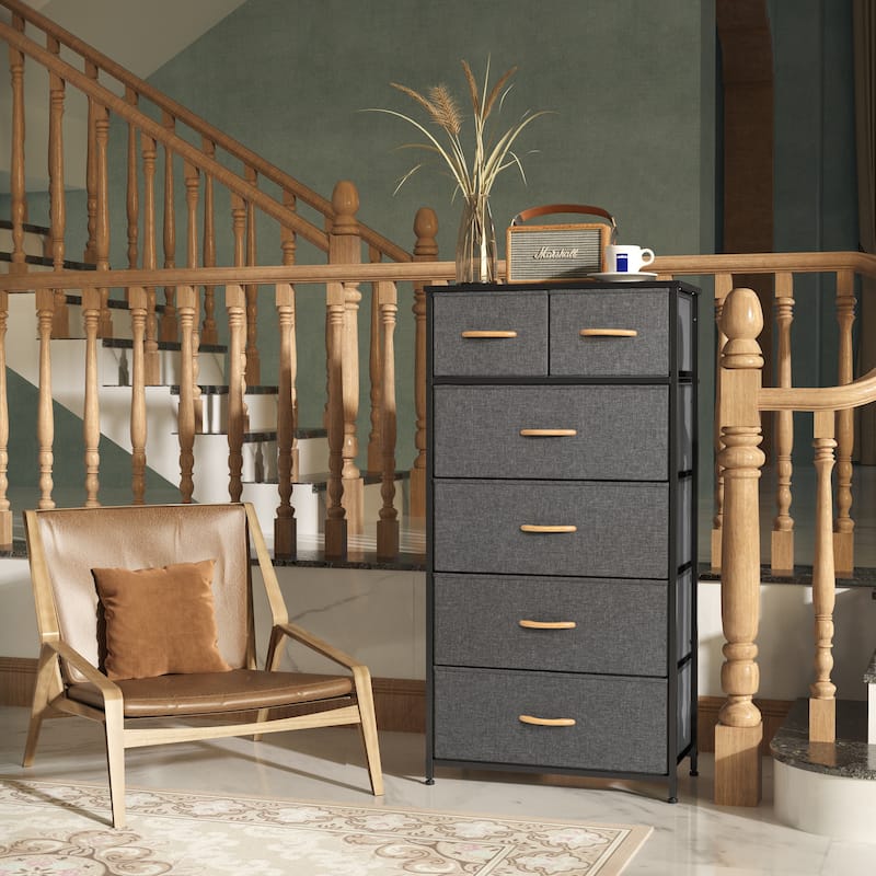 Pellebant 6 Drawers Vertical Dresser Storage Tower