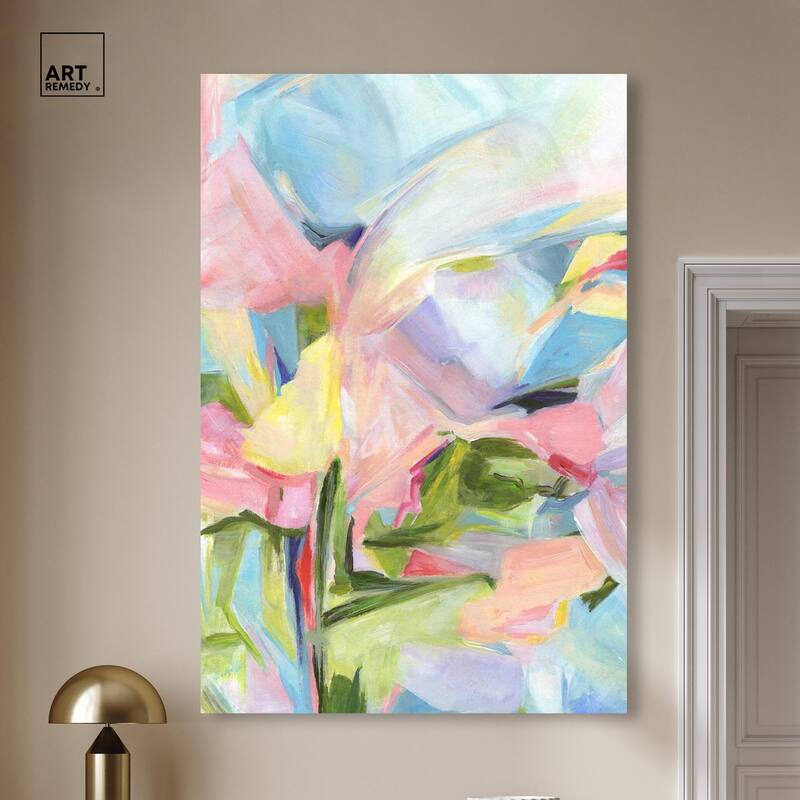 Blushing Promises Canvas by Art Remedy, Gallery Wrapped