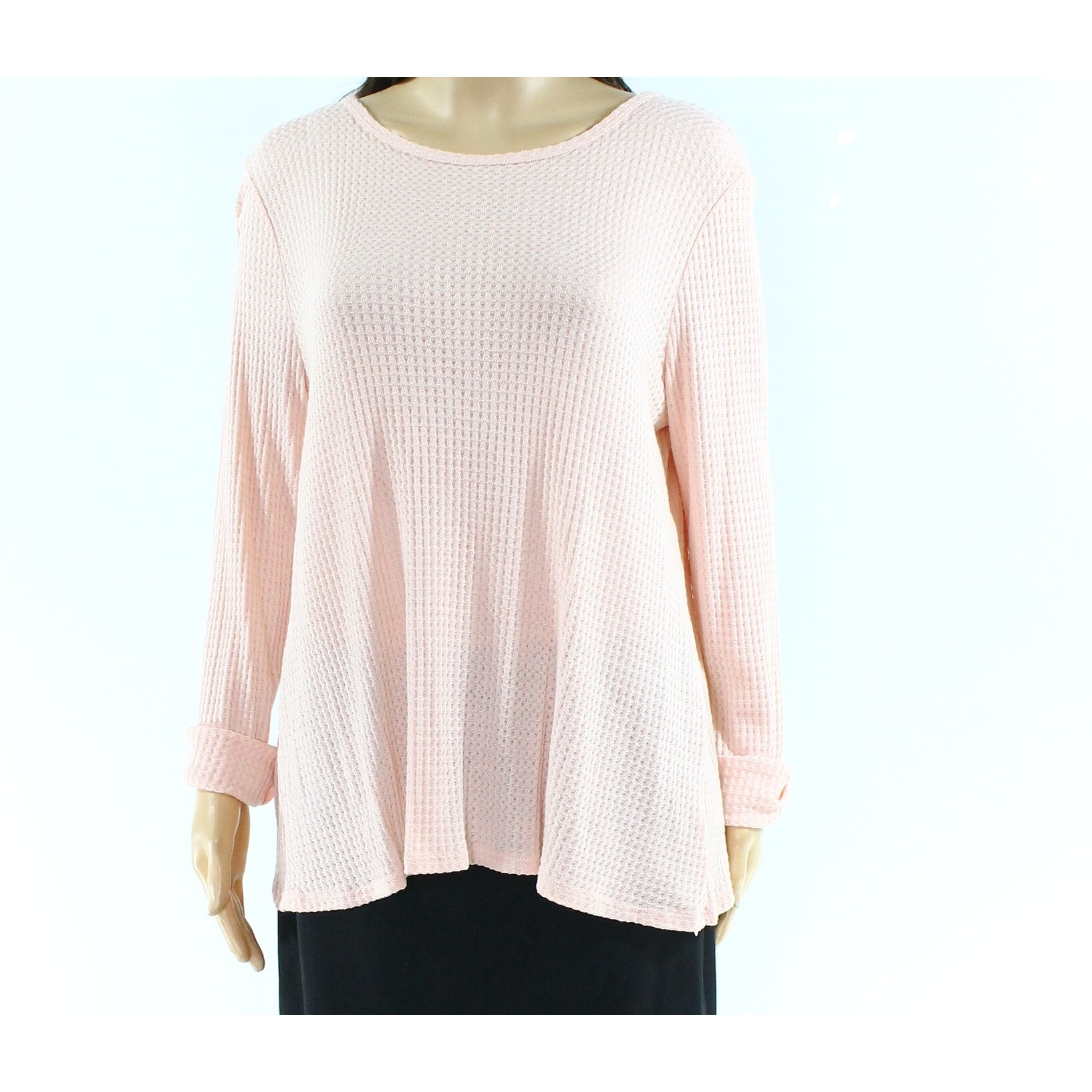 womens pink thermal top