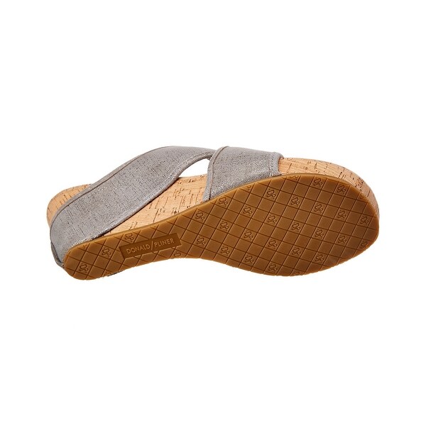 Donald pliner gala suede wedge sandal on sale