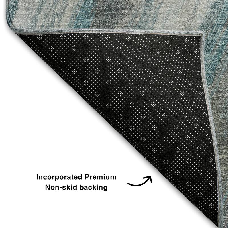 Premium Washable Super Soft Modern Motion Mayfield Rug