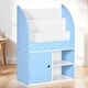 preview thumbnail 3 of 14, Multi-Purpose Kids Toy Storage Organizer Bookshelf for Ages 3-8