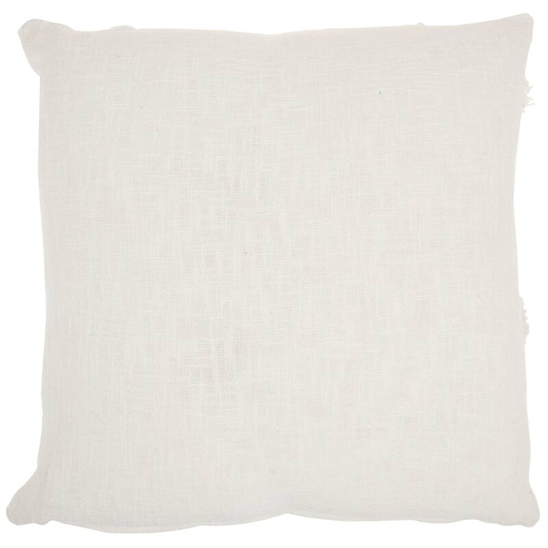 Mina Victory Distressed Diamond Boho Throw Pillow