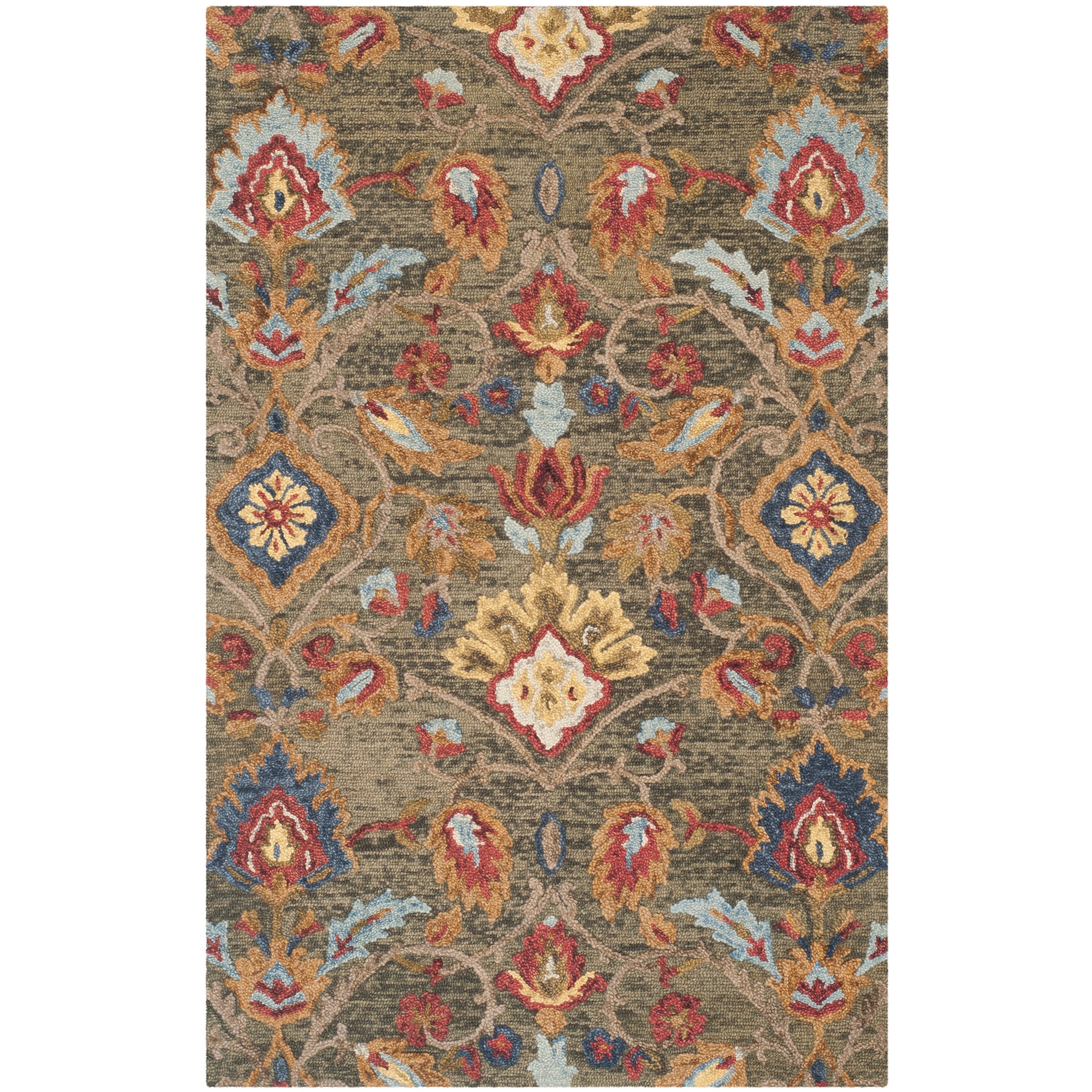 SAFAVIEH Fiorello Handmade Blossom French Country Wool Area Rug - On Sale -  Bed Bath & Beyond - 11040997