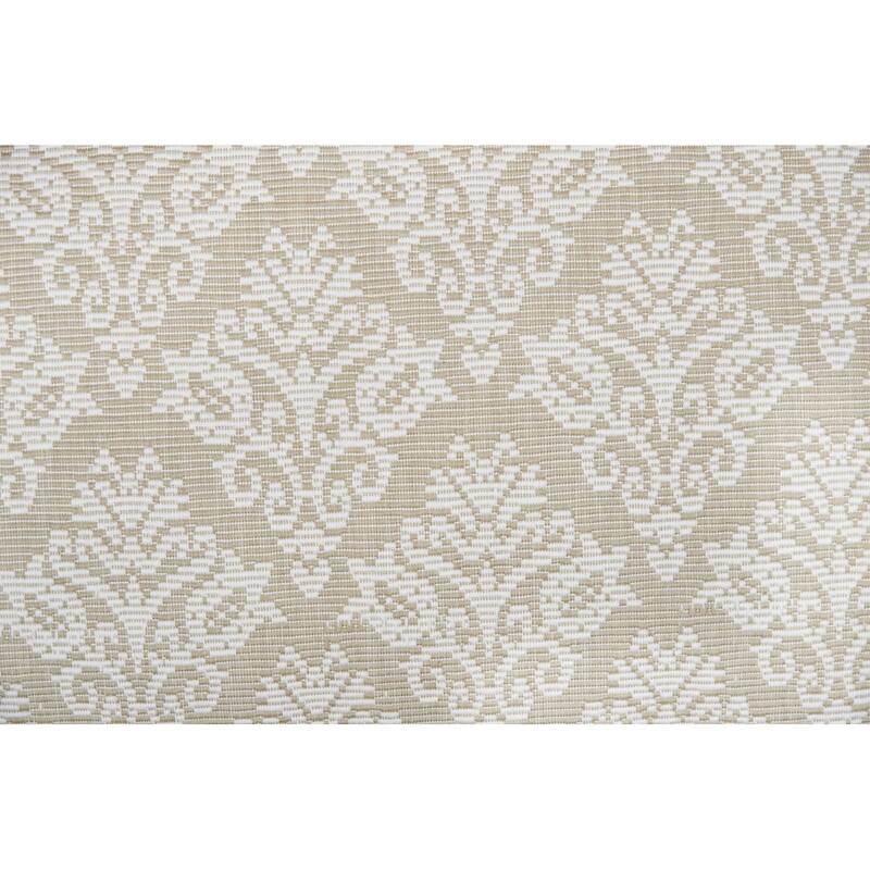 14" x 22" Lottie Floral Tasseled Cotton Decorative Throw Pillow