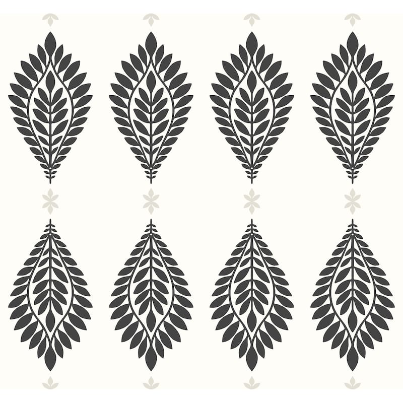 Seabrook Designs Lillian August Mirasol Palm Frond Unpasted Wallpaper