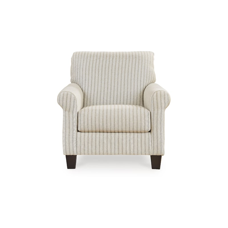 Signature Design by Ashley Valerani Brown/Beige Accent Chair - 36"W x 36"D x 36"H