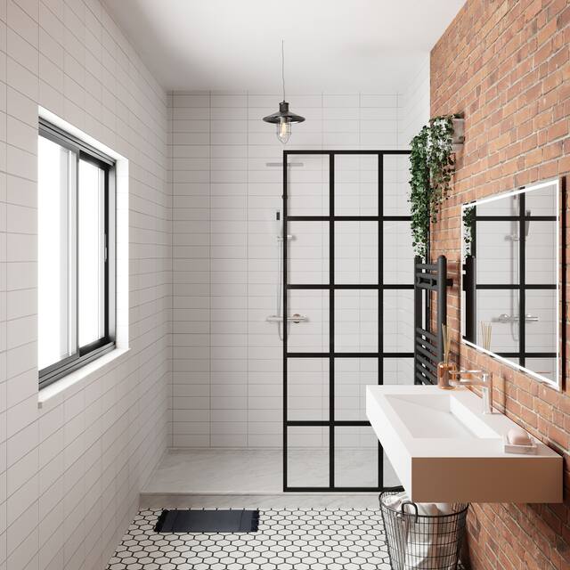 Pyramid Solid Surface Wall-Mounted Bathroom Sink