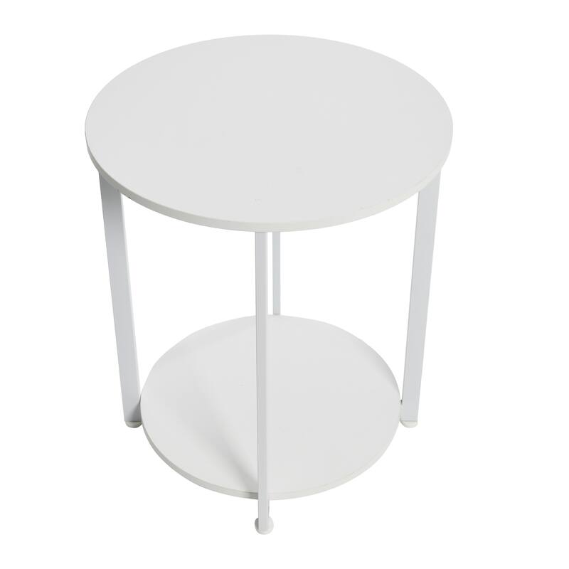 Jamestown Side End Table with Storage Shelf